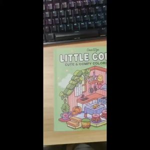 Little Corner Coloring Book Cute Comfy Multi-scenario Graffiti Book For Kid Relaxation Hobby
