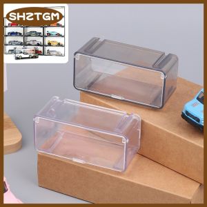 SHZTGM กล่องโชว์รถยนต์1ชิ้นกล่องเก็บของวางซ้อนกันได้กันฝุ่นใสแบบไม่มีรถโมเดลรถทำจากอัลลอยด์แบบหล่อสำหรับเด็ก