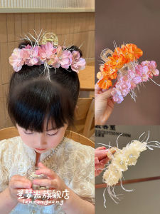 2025 New Fairy Tale Childrens Hair Accessories Bird Feather Shark Clip Girls Hair Accessories Charming Bun Hairpins for Kids