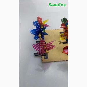 Kẹp tóc chong chóng 7 màu cho bé xinh xắn phong cách Hàn Quốc SamCos