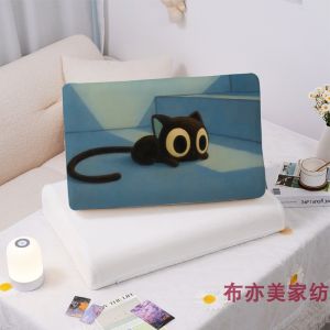 Tấm Lót Gối Bằng Cao Su Hình Mèo Đáng Yêu 40x60cm Tấm Lót Gối Cao Su Nhung Bạch Ngão Dùng Trong Ký Túc Xá Phòng Ngủ