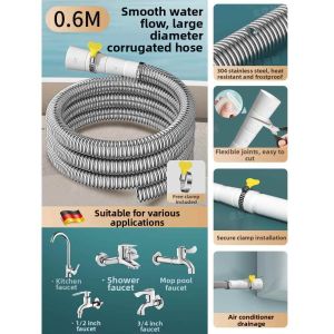 Anti-Rodent Durable Stainless Steel Air Conditioner Drainage Pipe