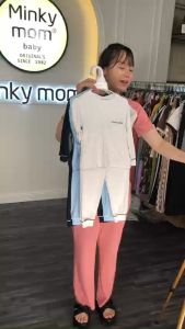 Bộ dài tay thun lạnh Minky Mom phong cách Hàn Quốc cho bé trai 11- 28 kg VTD-TT01