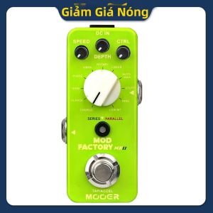 Mooer | MOOER Mod Factory MKII Bàn Đạp Hiệu Ứng Guitar 11 Hiệu Ứng Điều Chế Vỏ Kim Loại Hoàn Toàn Bàn Đạp Siêu Nhỏ Dành Cho Người Chơi Guitar