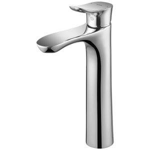 Tall Long-Reach Bathroom Faucet with Cold and Hot Water