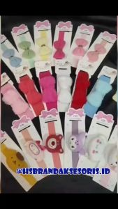 BANDANA ANAK KARAKTER SANRIO IMPORT PREMIUM / BANDO BAYI PITA BULU KOREAN STYLE / BANDANA PITA BAHAN LEMBUT / CUTE BABY HEADBAND / BAP62202538