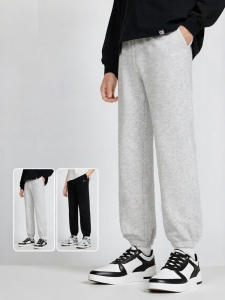 Warrior | Mens Summer New Casual Loose Trousers Grey Jogger Pants