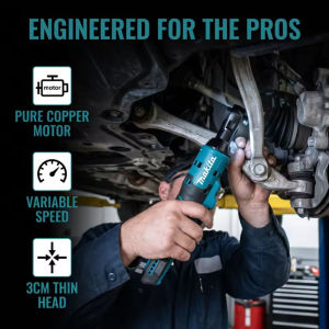 Makita | Makita 18V Brushless Right Angle Ratchet Wrench Cordless Variable‑Speed Power Wrench with LED Light Power Tools