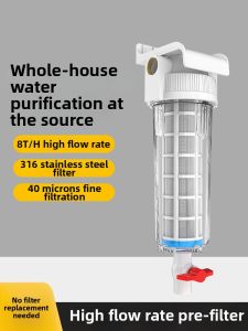 Pre-Flush Backwashing Sediment Filter