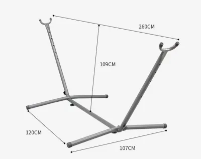MLZH | Anti-Tip Hanging Bed with Iron Frame