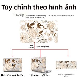 KALLDUN | Vỏ Bảo Vệ MacBook Mới 2024 Hình Mèo Đen Dễ Thương Chống Sốc