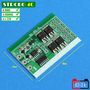 modul strobo 4chanel / kit modul strobo 8mode manual
