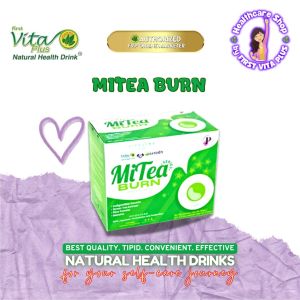 MiTea Burn Matcha Green Tea Extract Rice Powder and Indigestible Dextrin First Vita Plus & Satoen made in Japan