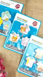 ESCO >< EVO Gantungan Tempel / Kaitan / Cantelan Serbaguna / Hanger Hook / Magic Stick Hook GTE