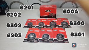 Bearing 6201 6300 6301 6203 6302 6004 Paket 10 Pcs