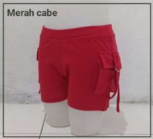 HOTPANTS CARGO Pendek Motif Polos/Celana Senam Hotpant Cargo Wanita Model Terbaru Zumba Fitness