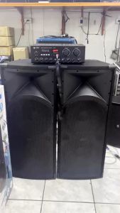 Joson AV-902 Professional Stereo Digital Karaoke Mixing  Amplifier(Bluetooth/USB/FM) 1200Watts With Microphone