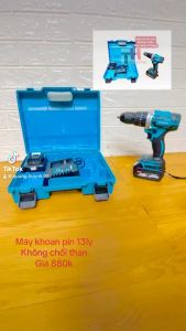 thân máy khoan pin makita không chổi than - có búa - 3 chức năng