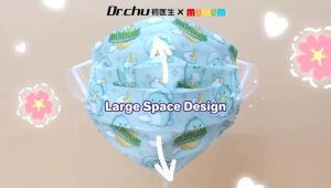 Dr. Chu初医生 x MUMUM萌萌 4ply Premium Soft Kids Mask Individual Packing (0-12years old) 30pcs/box