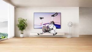 Indoor Exercise Bicycle Trainer Stationary Bike Cycling Exercise Machine Indoor Spin Bike Magnetic Control Smart Spinning Thick Steel 动感单车