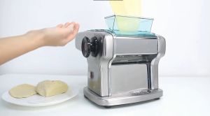 Máy Cán Bột - Máy Cắt Mì 2 Lưỡi Dao Chạy Điện