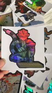 Stiker Hologram X HUNTER LORD CHIMERA ukuran 8 cm