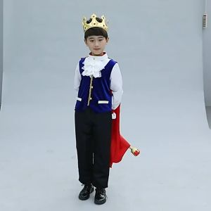 ชุด 3 แบบ ชุดคอสเพล์เด็ก ชุดเจ้าชาย ชุดลูฟี่ สีเรียม มี 3 แบบ