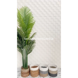 Pohon Artificial Pohon Palem T150 Cover Seagrass Pohon Plastik Dekorasi Ruangan Pajangan Rumah Cafe Aesthetic