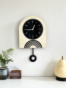 Đồng Hồ Tròn Đen Hiện Đại Đơn Giản Thiết Kế Độc Đáo Trang Trí Tường Nhà Đồng Hồ Đeo Chân Không Cần Khoan Đồng Hồ Đập Tròn