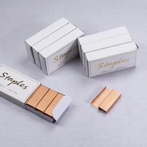1000 Pieces Size 12 Rose Gold Staples