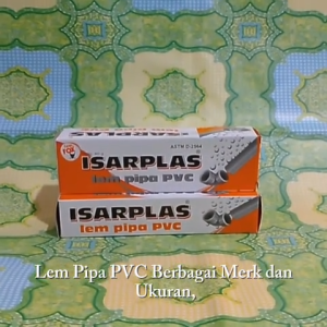 Lem Pipa Pvc Lem Paralon Tube Merk ISARPLAS 1Lusin Isi 12Pcs