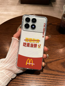 LingRong Redmi K90 Phone Case Transparent Creative Design Shockproof Lens Protection K80Pro K70 Supreme Version K60 Turbo4