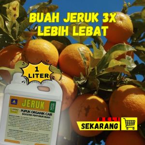 Pupuk Jeruk Cepat Berbuah 1 Liter / Pupuk Jeruk Santang Madu Manis Purut Nipis /Pupuk Penyubur Jeruk