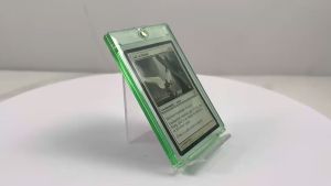 5PCS/SET Magnetic Card Case 35PT Acrylic Game Card Protector Transparent Game Card Protectors