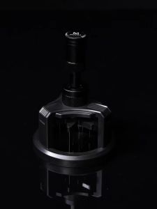 MUVNA Adjustable Even Coffee Stirring Distribution Tools Rotatable Espresso Hand Tampers for Barista 51/54/58mm Black