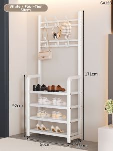 JIAJIESHI | Space-Saving Storage Rack for Shoes and Clothes
