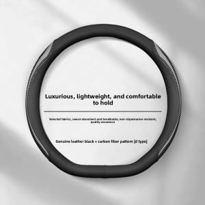 CHEXINGHEYI | Leather All-Season Thin Steering Wheel Cover