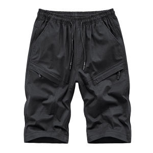 Mens Summer Outdoor Workwear Shorts Breathable Quick Dry Large Size Six-Part Casual Pure Cotton Trendy Shorts Cargo Pants