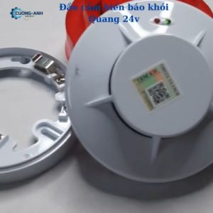 Đầu báo khói quang điện CM WT32L đầu báo cháy quang điện 24v báo khói kết nối tủ trung tâm thiết bị phòng cháy chữa cháy hàng chất lượng cao có kiểm định Loại 1