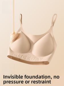 miiow | Cat Lady Foundation Liquid Underwear Womens Spring Summer Thin Invisible Traceless Cool Feeling Prevent Exposure Breathable Beautiful Back Bra