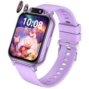 2026 Upgraded Kids Smart Watch 300Mah Battery with Long Standby Multiple Sports Modes Pedometer Flashlight Calculator