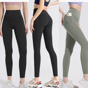 Quần Dài Tập Gym Yoga Nữ Có Túi QDY01 Vải Thun Lạnh Mịn Mát Co Giãn Tốt