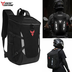 Waterproof Motorcycle Backpack Outdoor Sports Moto Biker Cycling Riding Helmet Backpack Reflective Business Travel Laptop Bag