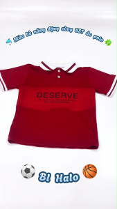 Áo Polo Bé Trai 8-38Kg (80-150cm) Bl Halo 5 Màu Vải Kim Cương Ô Thoáng Mát Áo Thun Cho Bé Trai Phong Cách Thể Thao AL17