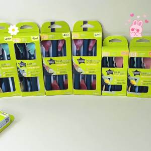 Thìa Ăn Dặm Có Báo Nhiệt Tommee Tippee Heat Sense Cho Bé Từ 4 Tháng (Set 4 Thìa Tách Lẻ)
