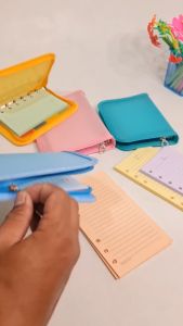 SOS Binder Note Sleting GASTA 90K-PP Cover Warna Polos Sleting/Map Binder/Ring Note