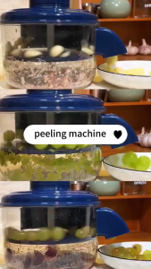 Mishilei Grape Peeler Automatic Electric Grape Peeling Machine Hands-free Fruit Skin Remover Easy Peeling Peeling Machine