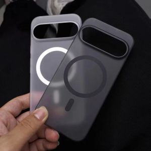 Frosted Translucent For Magsafe Magnetic Phone Case For Google Pixel 10 9 Pro XL 10A 9A Shockproof Protector Armor PC Hard Cover