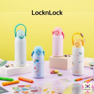 LocknLock School Fit Kids Strap Tumbler LOCK&LOCK Lightweight Tumbler 350ml 500ml Water Bottle Stainless Steel Bottle Stainless Steel Tumbler Kids Tumbler Kids Bottle Drink bottle