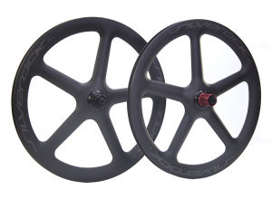 SILVEROCK Five Spoke Carbon Wheels 16in Plus 349 20in 451 406 Disc Brake Centerlock for Fnhon Minivelo NEO FIT Blast D8 Minivelo Folding Bike Wheelset